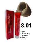 NUANCE Creme de coloração capilar tinta loiro claro cinza 8.01 -100ml