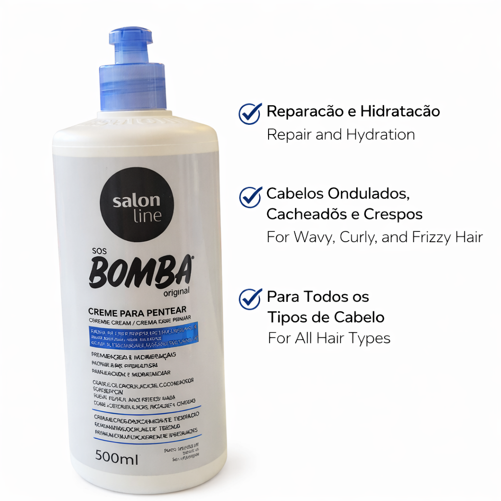Salon Line S.O.S Bomba Original Creme de Pentear 500ml