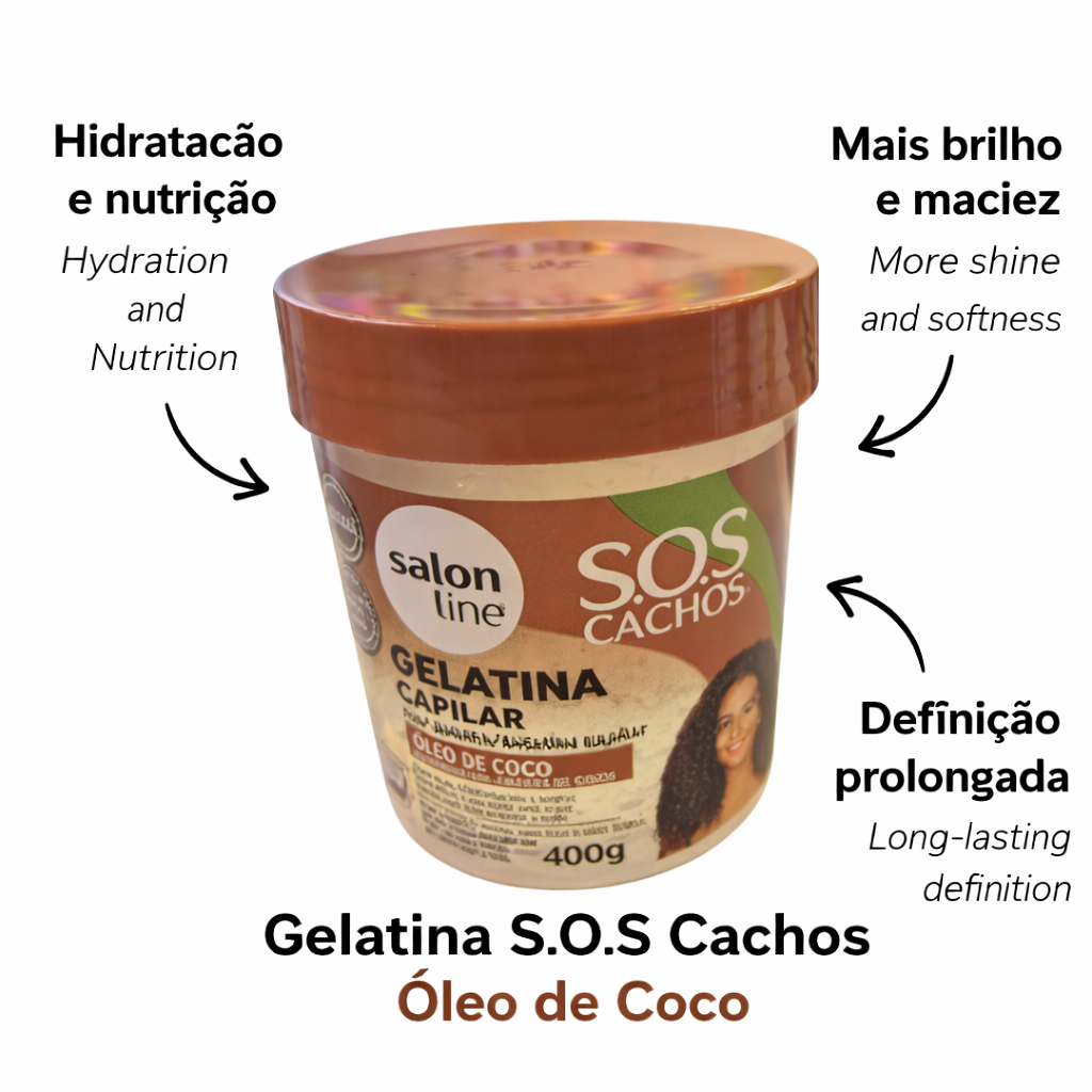 #todecacho Coconut Oil Styling Gel 550g