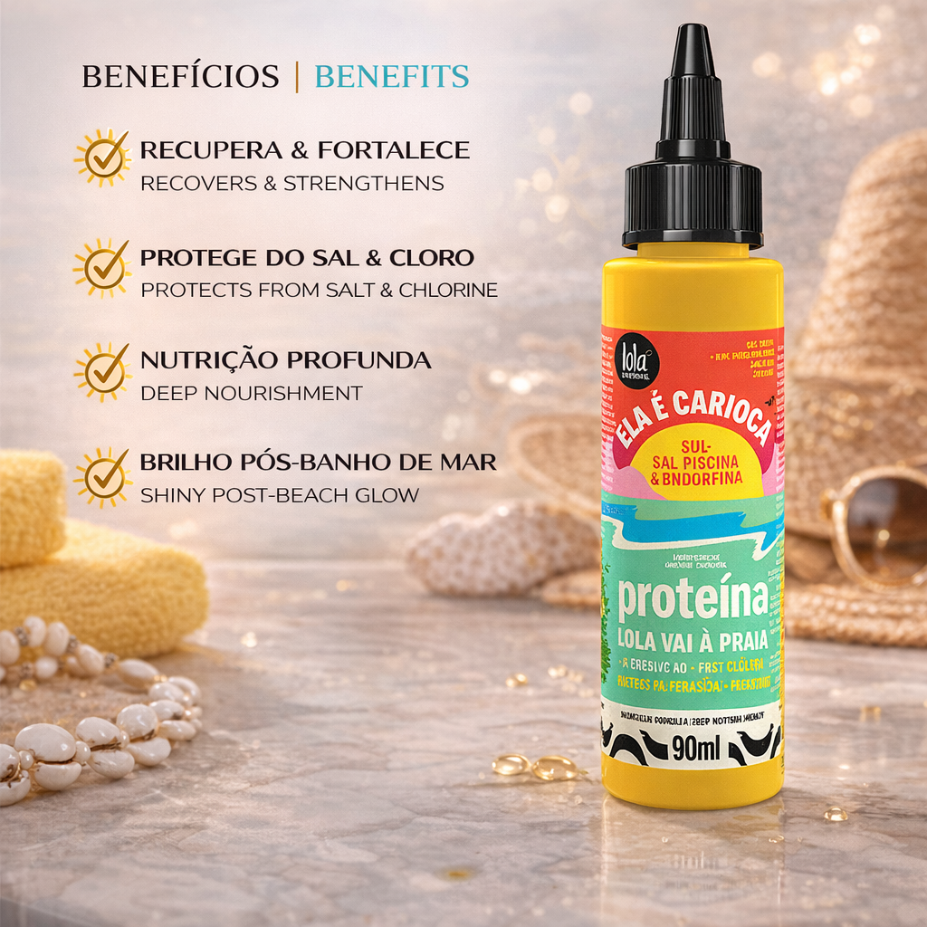 Ela é Carioca Lola Vai à Praia Protein Mini 90 mL