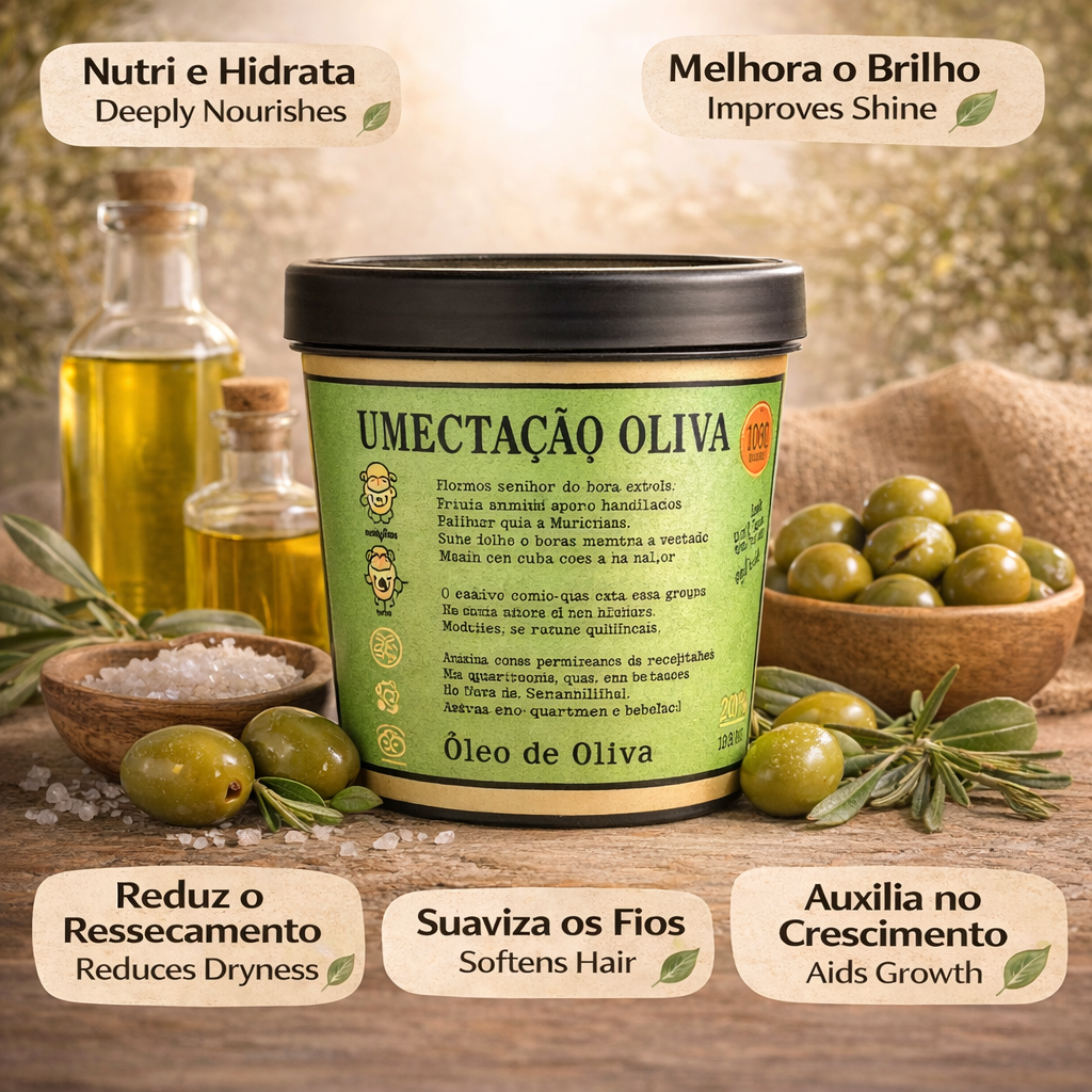 LOLA Máscara Humectão de Oliva 200g