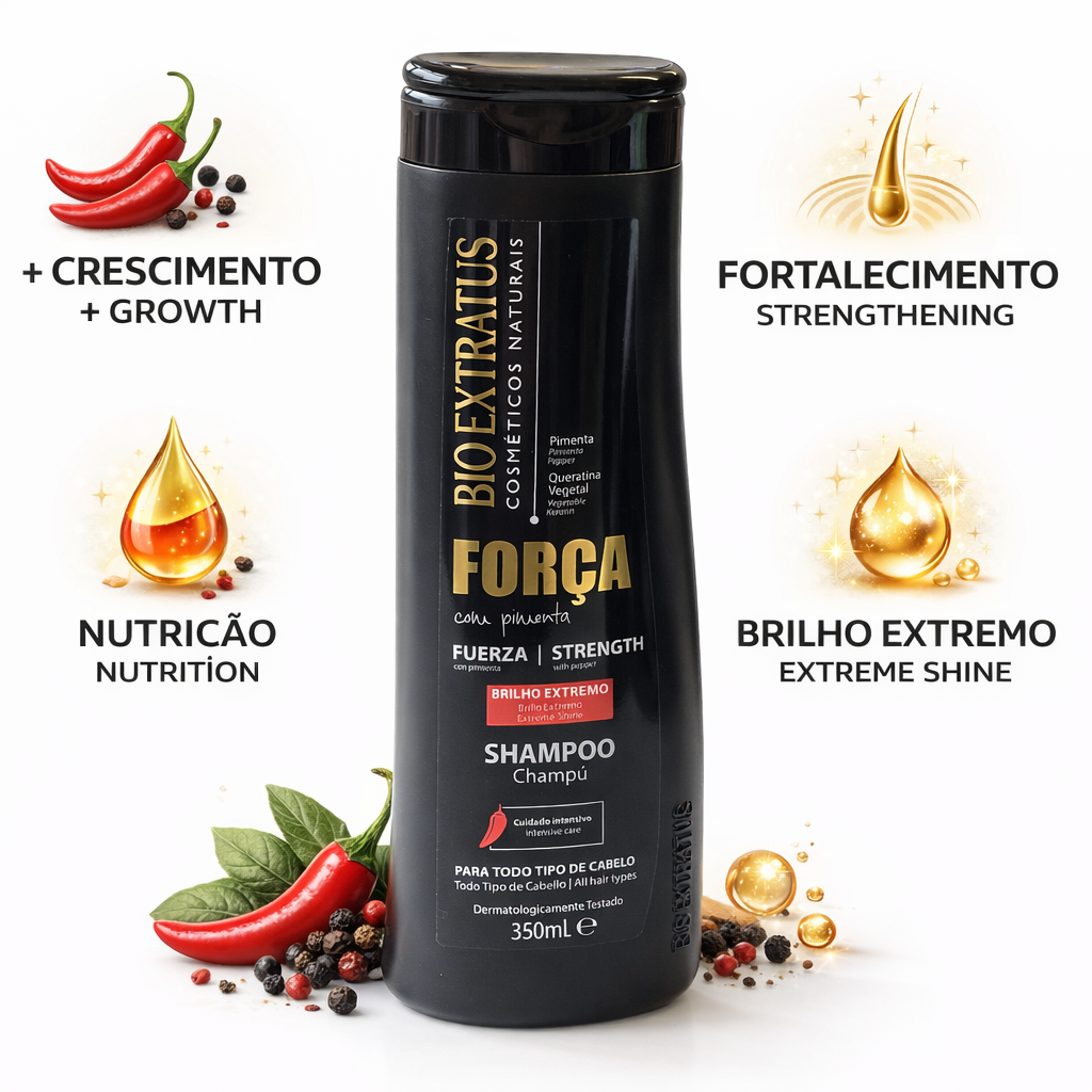 Bio Extratus Força com Pimenta Shampoo 350ml