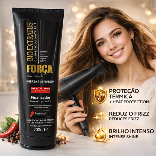 BIO EXTRATUS Força com Pimenta Finalizador 200g