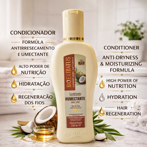BIO EXTRATUS Humectante Coco Condicionador 250ml