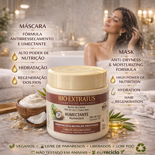 BIO EXTRATUS Humectante Coco Máscara 250g