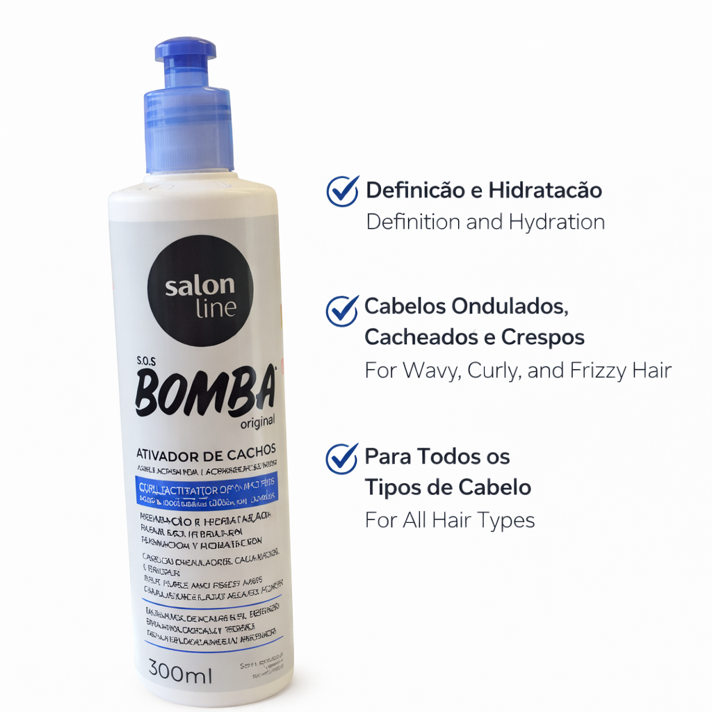 Salon Line S.O.S Bomba Original Ativador de Cachos 300ml