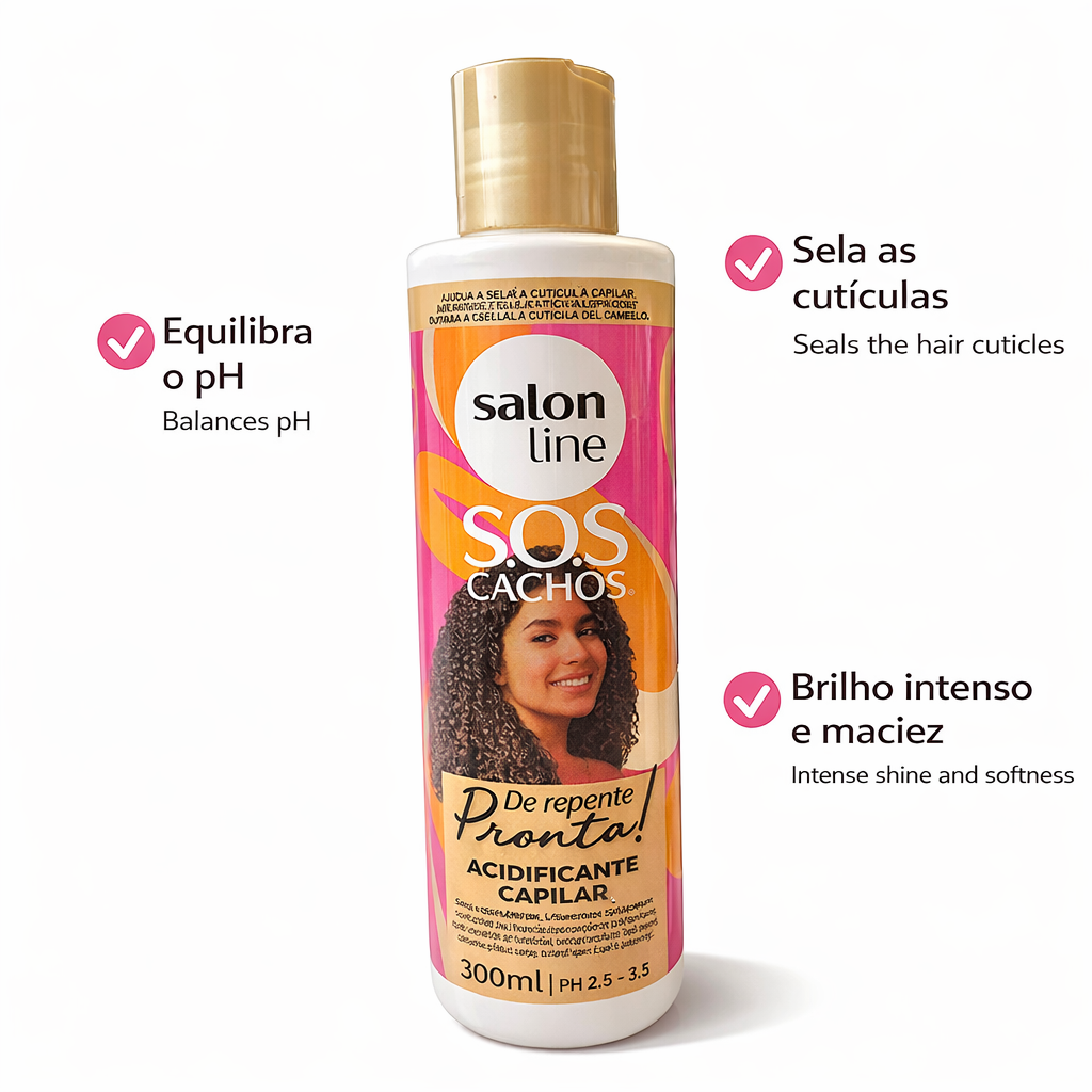 SOS Curls “Suddenly Ready” Acidifying Treatment Salon Line 300ml