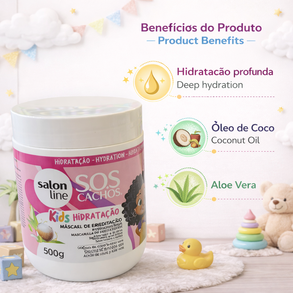 Salon Line Kids S.O.S Curls Intense Hydration Mask 500ml