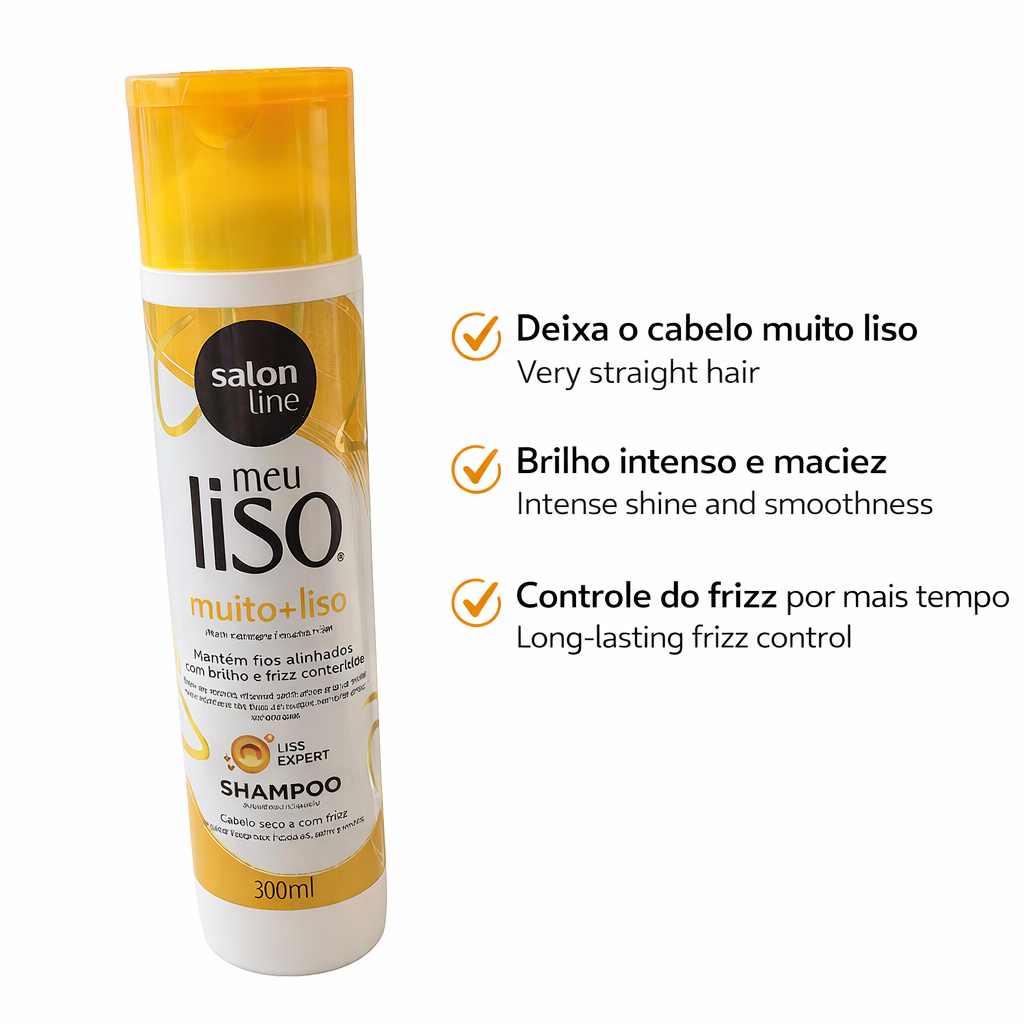 Meu Liso Super Straight Shampoo Salon Line 300ml