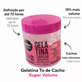 #todecacho Super Volume Styling Gel 550g Salon Line