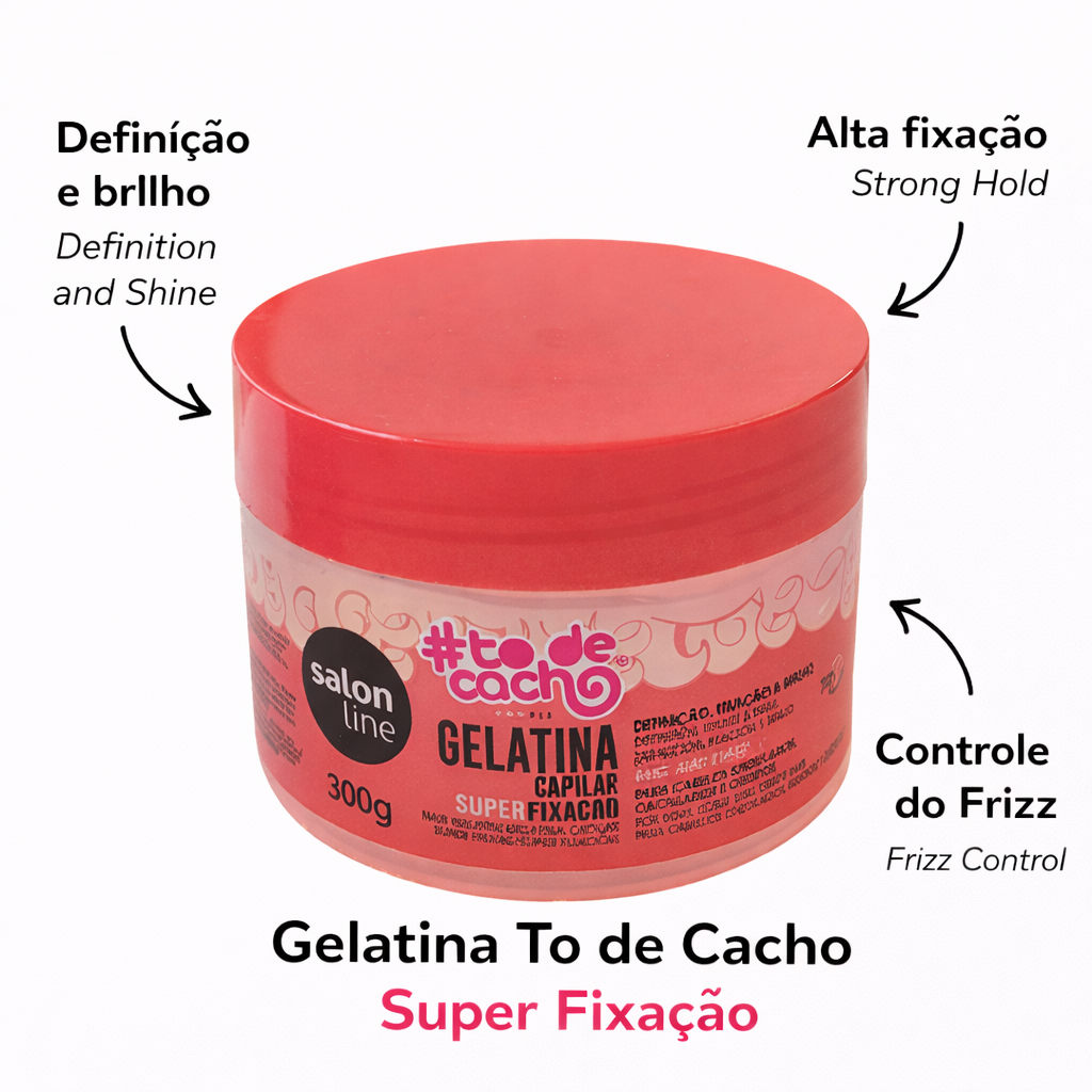 Gelatina Super Fixação #todecacho Profix Salon Line 300g