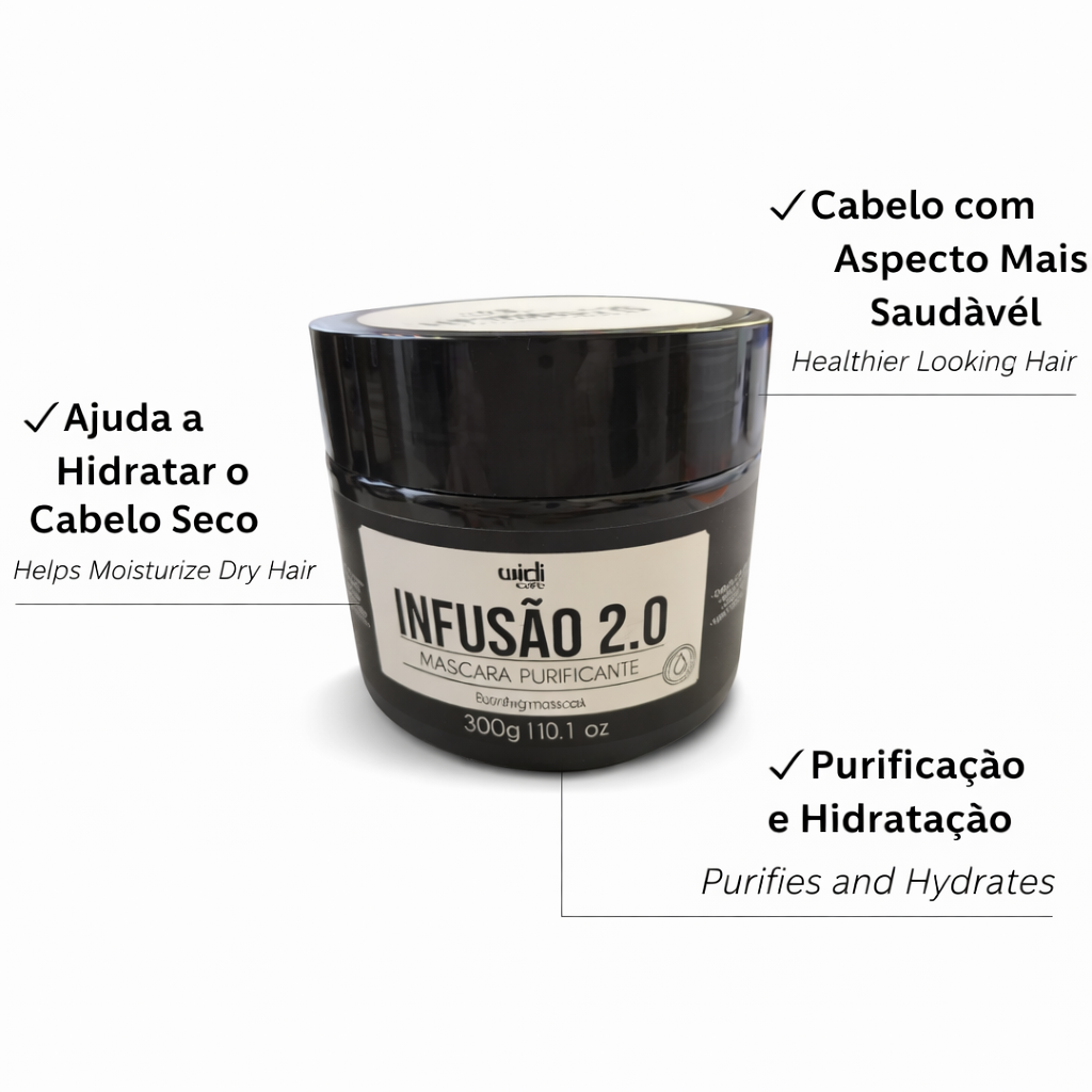 Infusion 2.0 Revitalizing Mask – Widi Care 300ml/ mascara infusão widicare 300ml