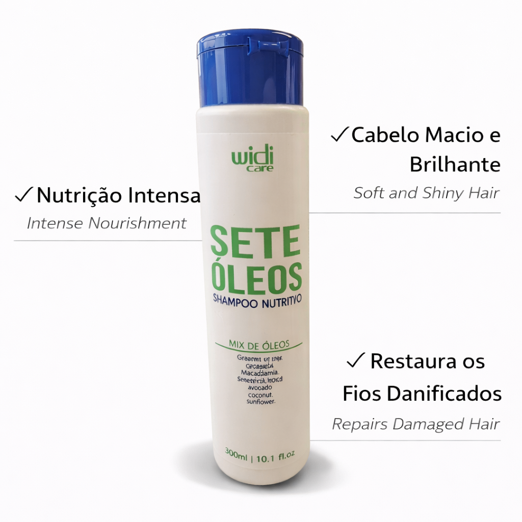 Widi Care Sete Óleos Shampoo  300ml