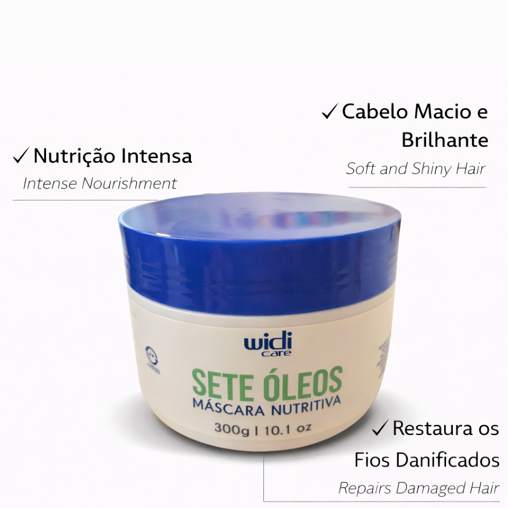 Widi Care Sete Óleos Máscara Nutritiva 300ml