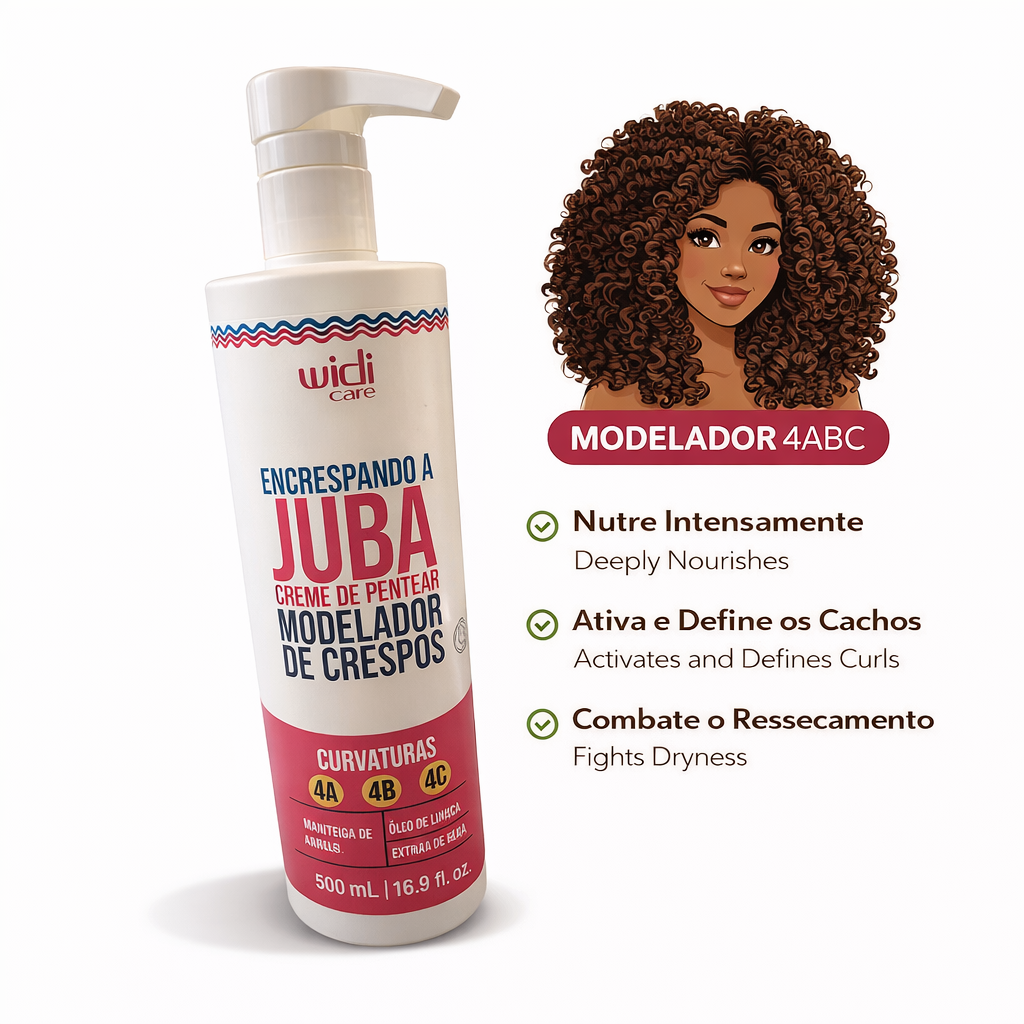 Widi Care Juba Creme de Pentear Crespos 500ml