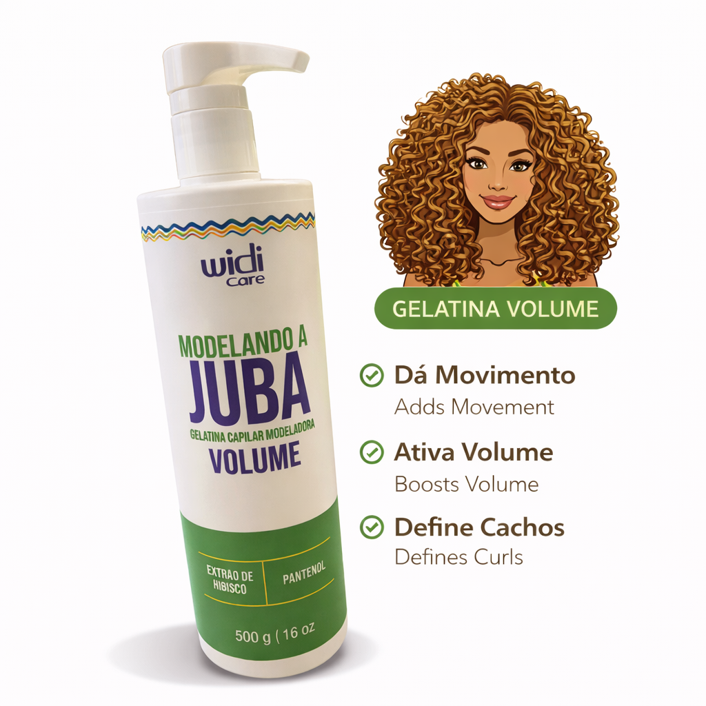 Widi Care Modelando a Juba Gelatina Volume 500g
