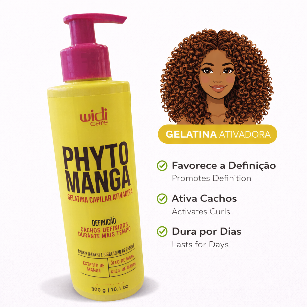 Widi Care PhytoManga Gelatina Ativadora de Cachos 300g