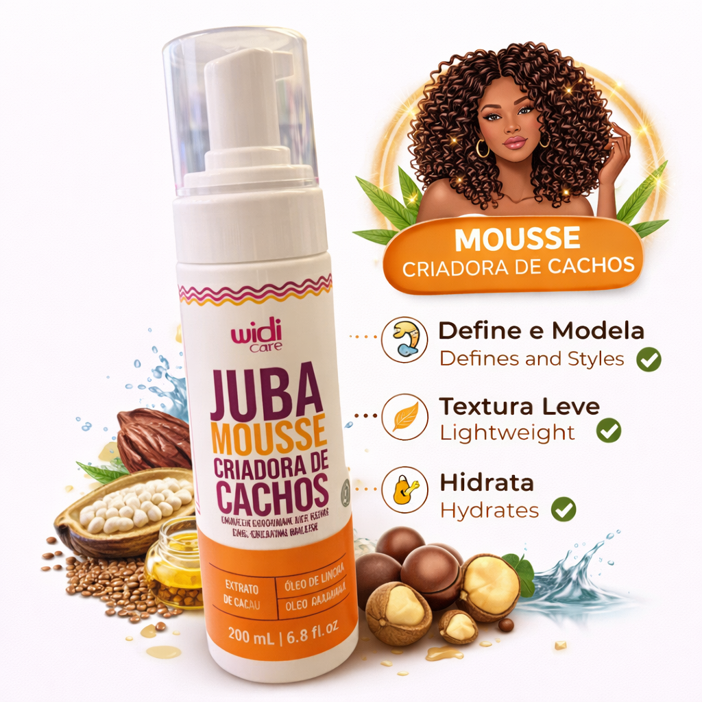 Widi Care Juba Mousse Definidor de Cachos 200ml