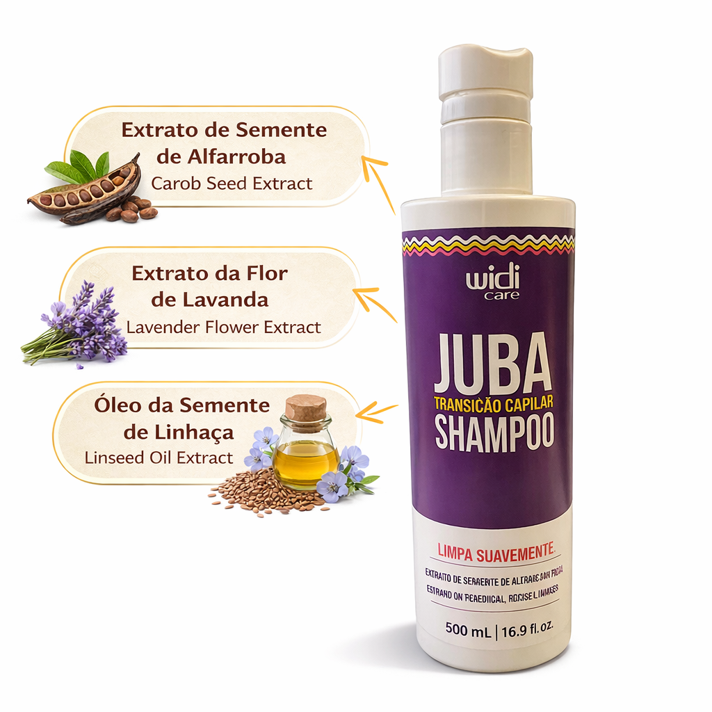 Widi Care Juba Shampoo de Transição Capilar 500ml