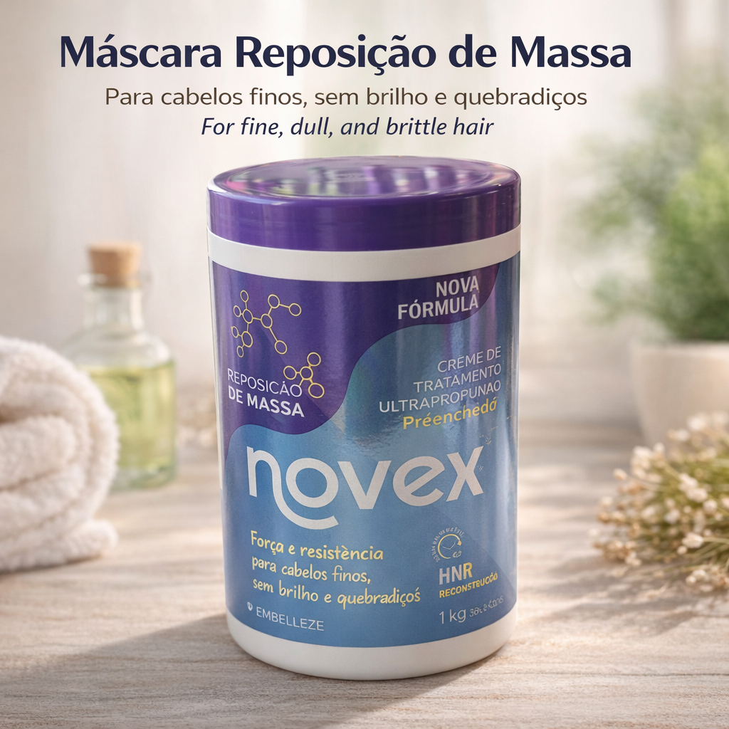 Novex Máscara Reposição de Massa 1kg