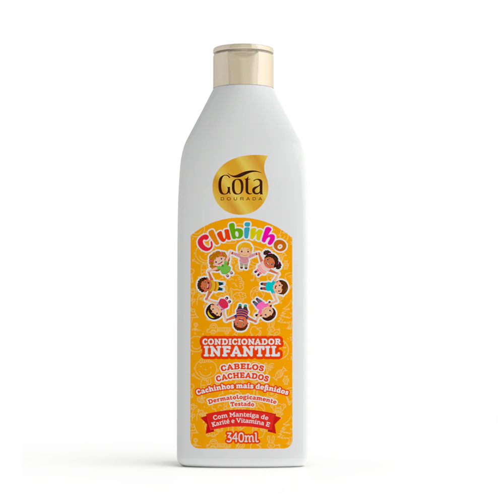 Gota Dourada Clubinho Kids Condicionador Cachos 340ml