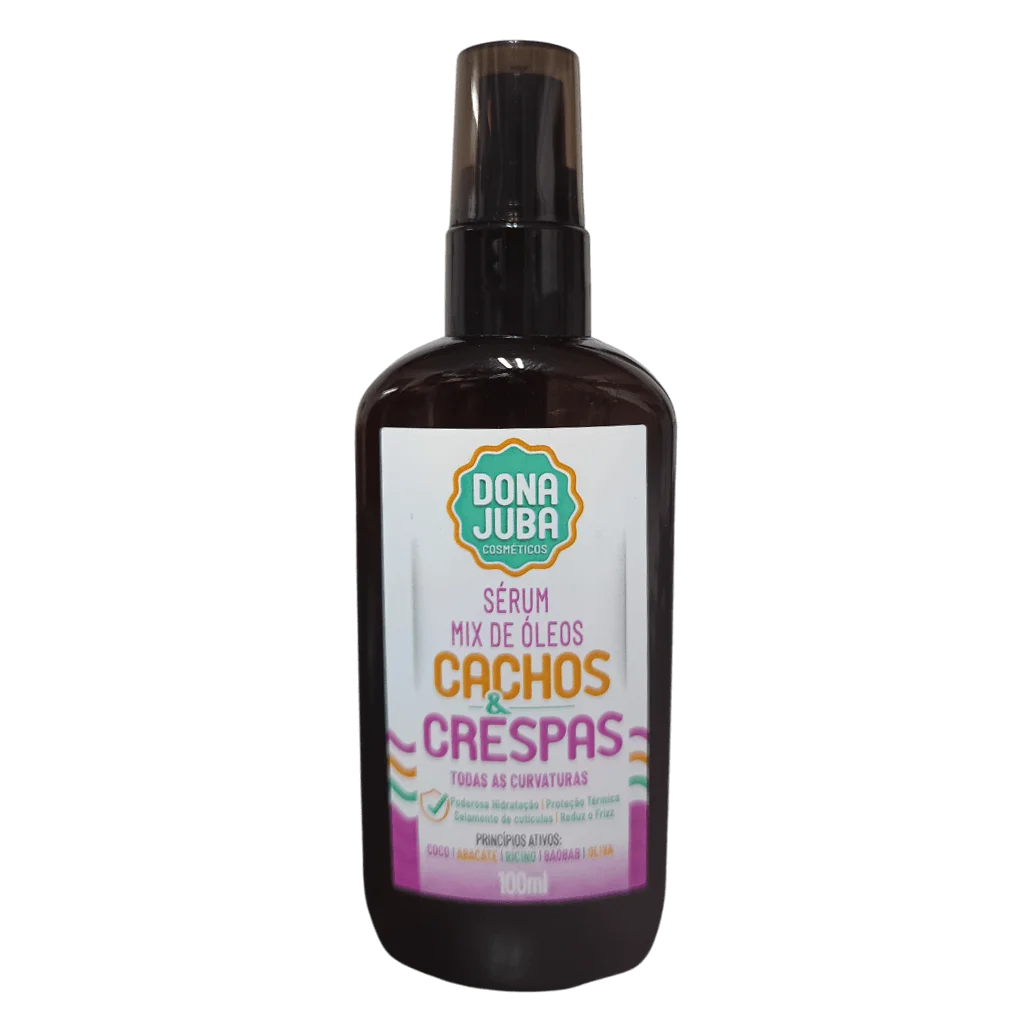 Dona Juba Sérum Óleos para Cachos e Crespos 100ml