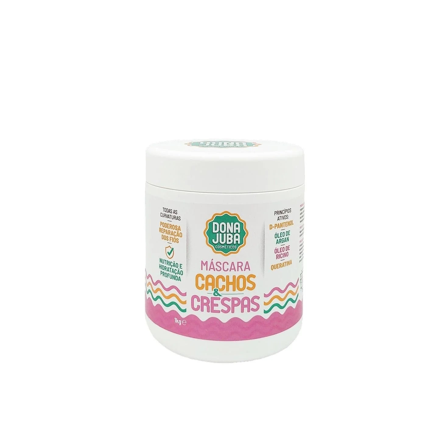 Dona Juba Máscara Cachos e Crespos 1kg