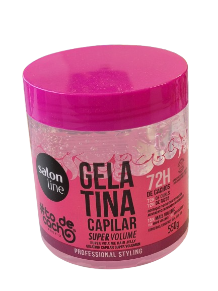 #todecacho Super Volume Styling Gel 550g Salon Line