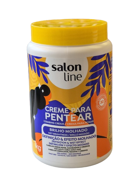 Salon Line Creme de Pentear Brilho Molhado 1kg