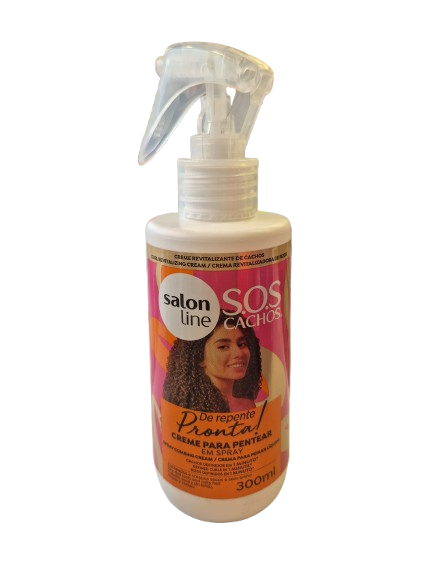 SOS Curls “Suddenly Ready” Fluid Leave-In Cream Salon Line 300ml
