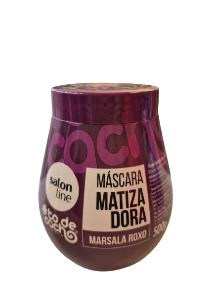 #TôDeCacho Marsala Purple Toning Mask Salon Line 500g