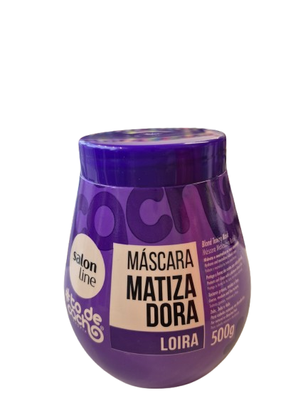 #TôDeCacho Blonde Toning Hydration Mask “Loiros Liberado” Salon Line 500g