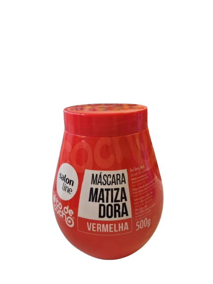 #TôDeCacho Red Toning Hydration Mask Salon Line 500g