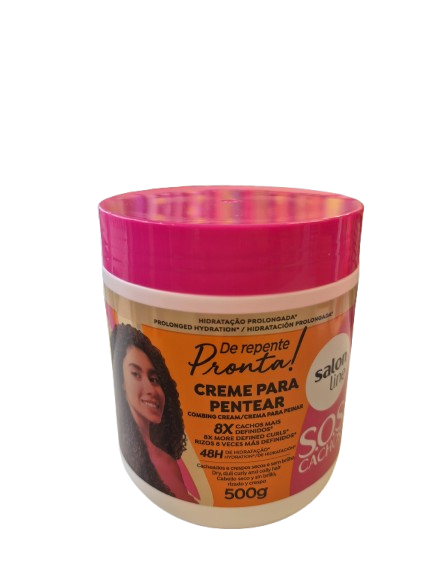 SOS Curls “Suddenly Ready” Leave-In Styling Cream Salon Line 500g