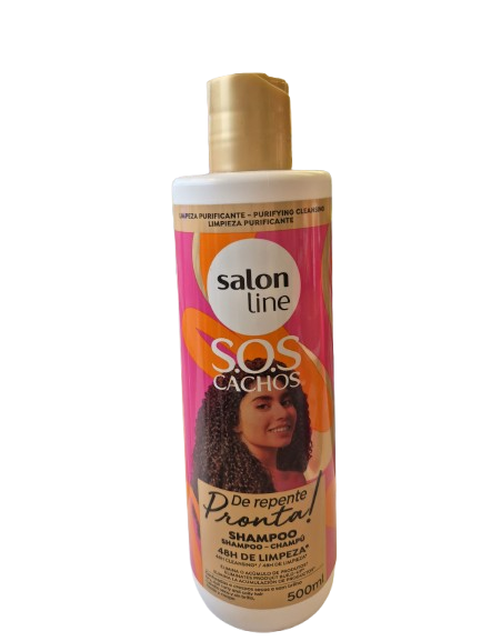 SOS Curls “Suddenly Ready” Shampoo Salon Line 500ml