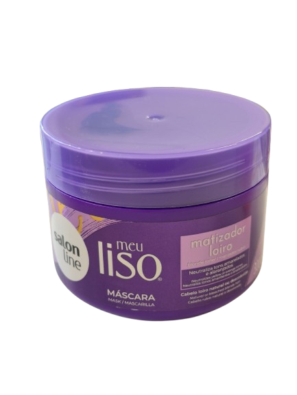 Meu Liso Blonde Toning Mask Salon Line 300g
