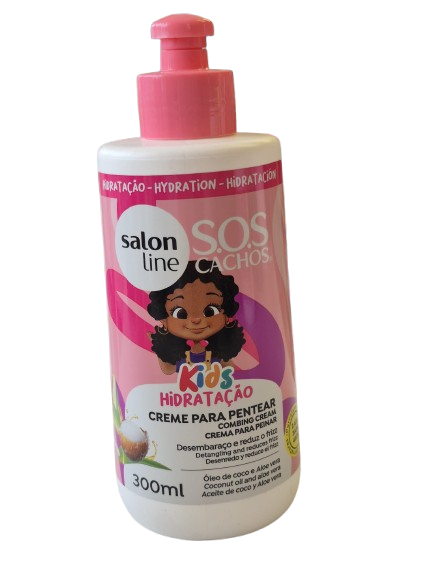 Salon Line S.O.S Cachos Kids Creme Leave-In Hidratação 300ml