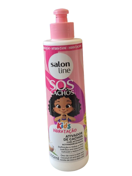 Salon Line S.O.S Cachos Kids Ativador de Cachos Hidratação 300ml
