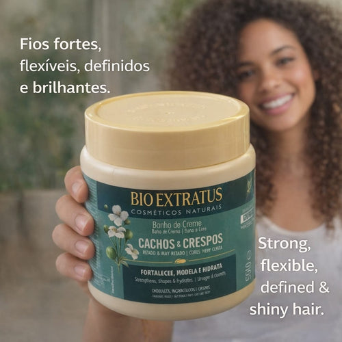 BIO EXTRATUS Cachos e Crespos Máscara 250g