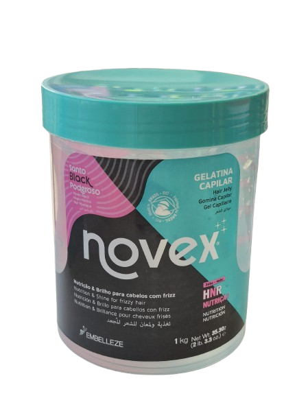 Novex Santo Black Gelatina Modeladora 1kg