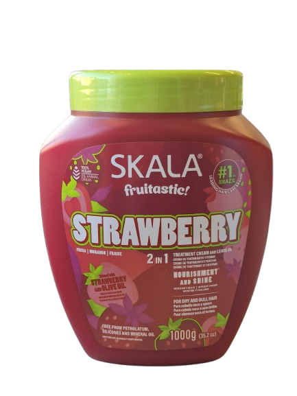 Skala Creme Pentear Morango 1kg