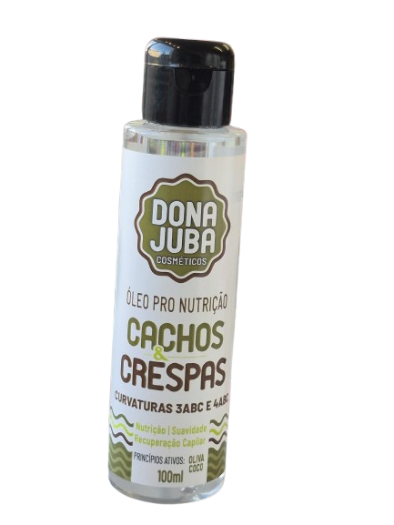 Dona Juba Óleo Pro-Nutrição para Cachos e Crespos 100ml
