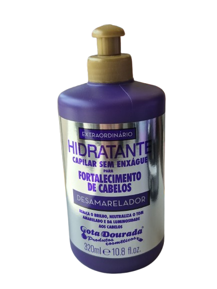 GOTA DOURADA  Creme pentear Desamarelador 320ml
