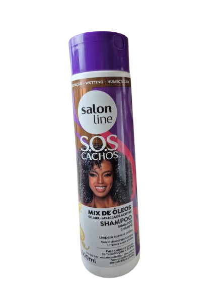 SALON LINE S.O.S Cachos Shampoo Mix de Óleos 300ml