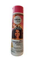 SALON LINE S.O.S Cachos Shampoo Mel e Óleo de Argan 300ml