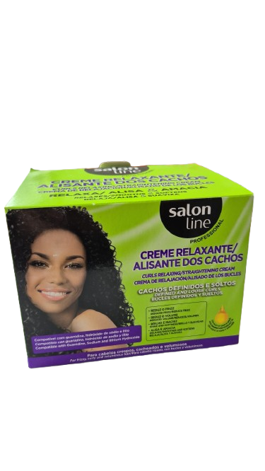SALON LINE Creme Relaxante Alisante dos Cachos 200g