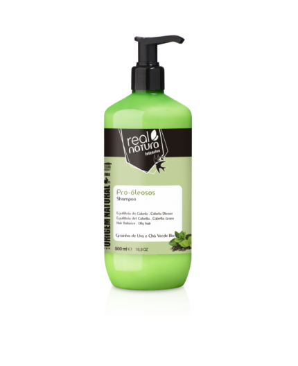 Real Natura Shampoo Pro-Oleosos Sem Sal 500ml
