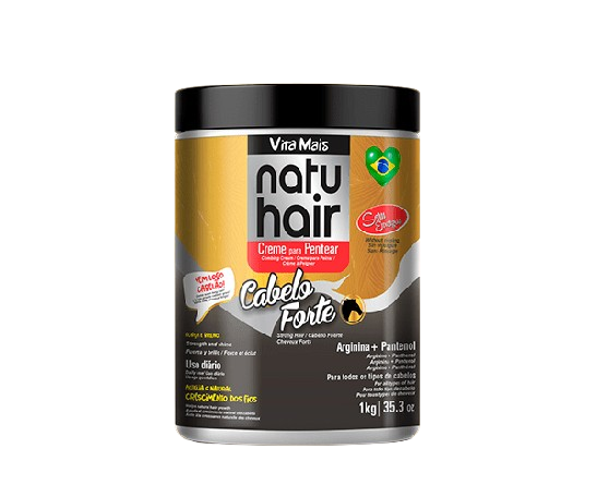 NatuHair Creme de Pentear Cabelo Forte 1 kg