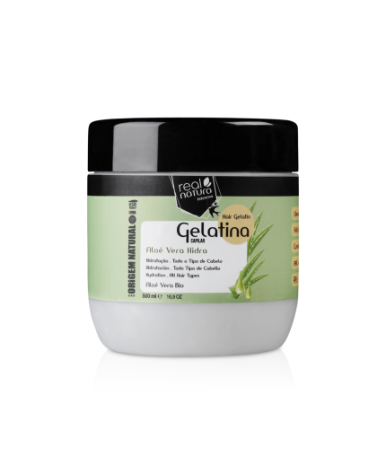 Real Natura Gelatina Capilar Aloé Vera Hidra 500ml