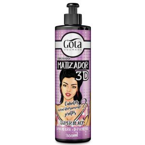 GOTA DOURADA Matizador 3d Super Black 300ml